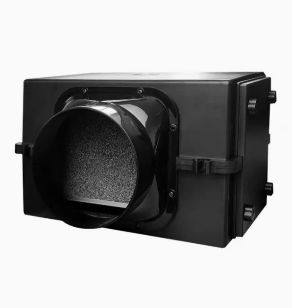 Insulated Galvanized Inline Filter Box with HEPA & Carbon Filters