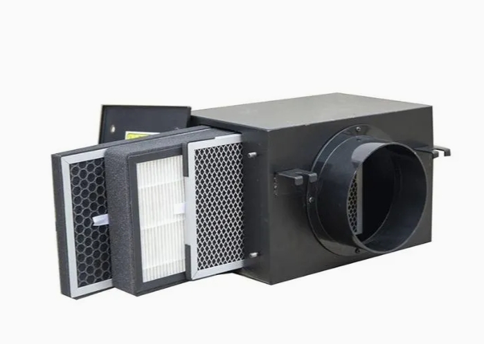 HEPA & Activated Carbon Inline Filter Box for Ventilation Systems