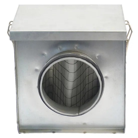 Galvanized Steel Round Duct HVAC Inline Filter Box awbfIuxAISTG