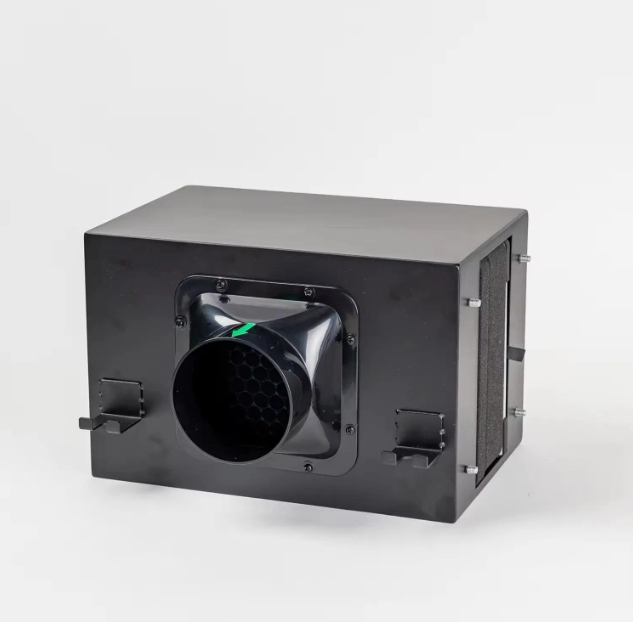 Insulated Galvanized Inline Filter Box with HEPA & Carbon Filters